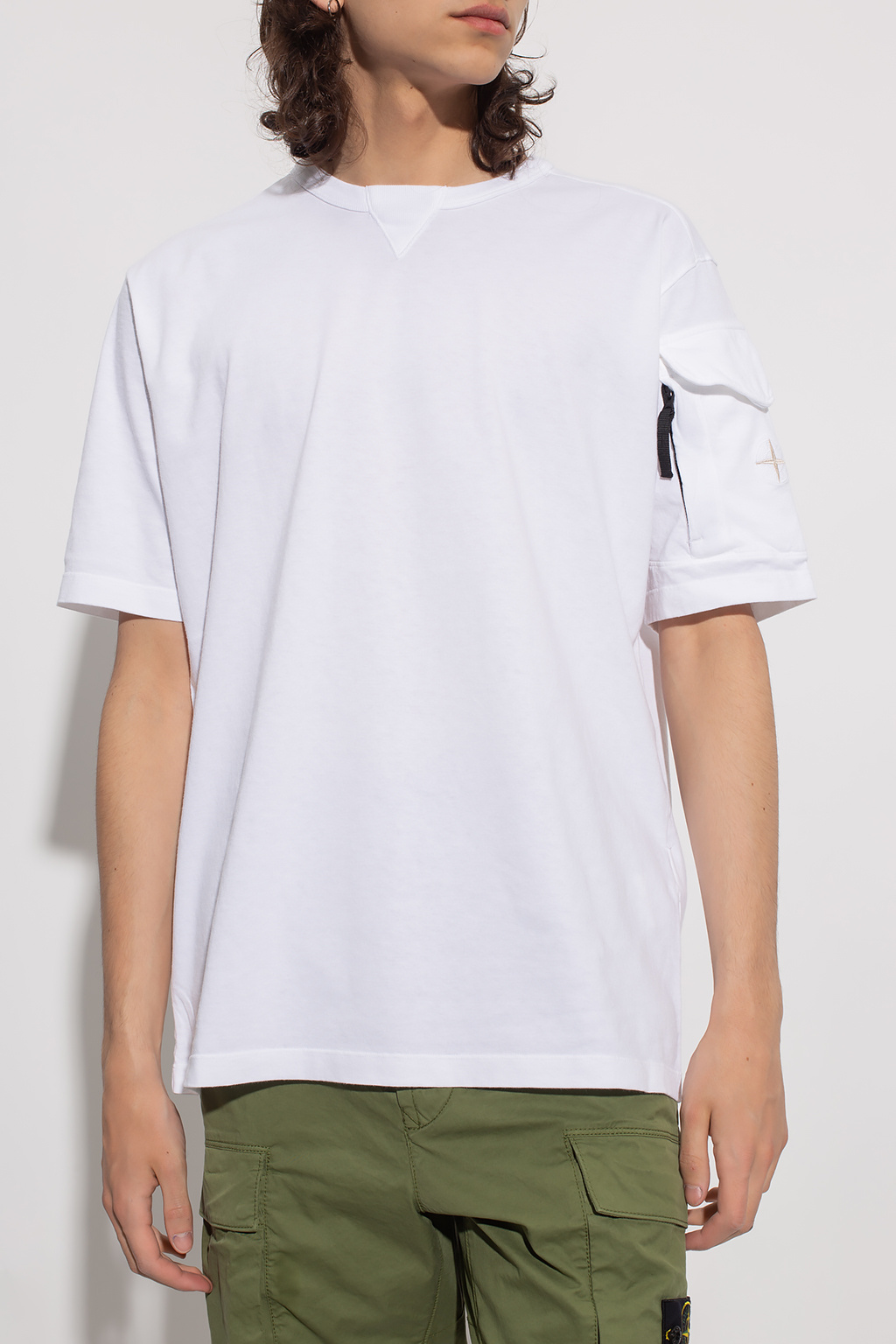 Stone Island T-shirt with pockets