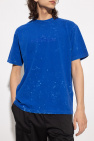 Stone Island T-shirt with bleached effect