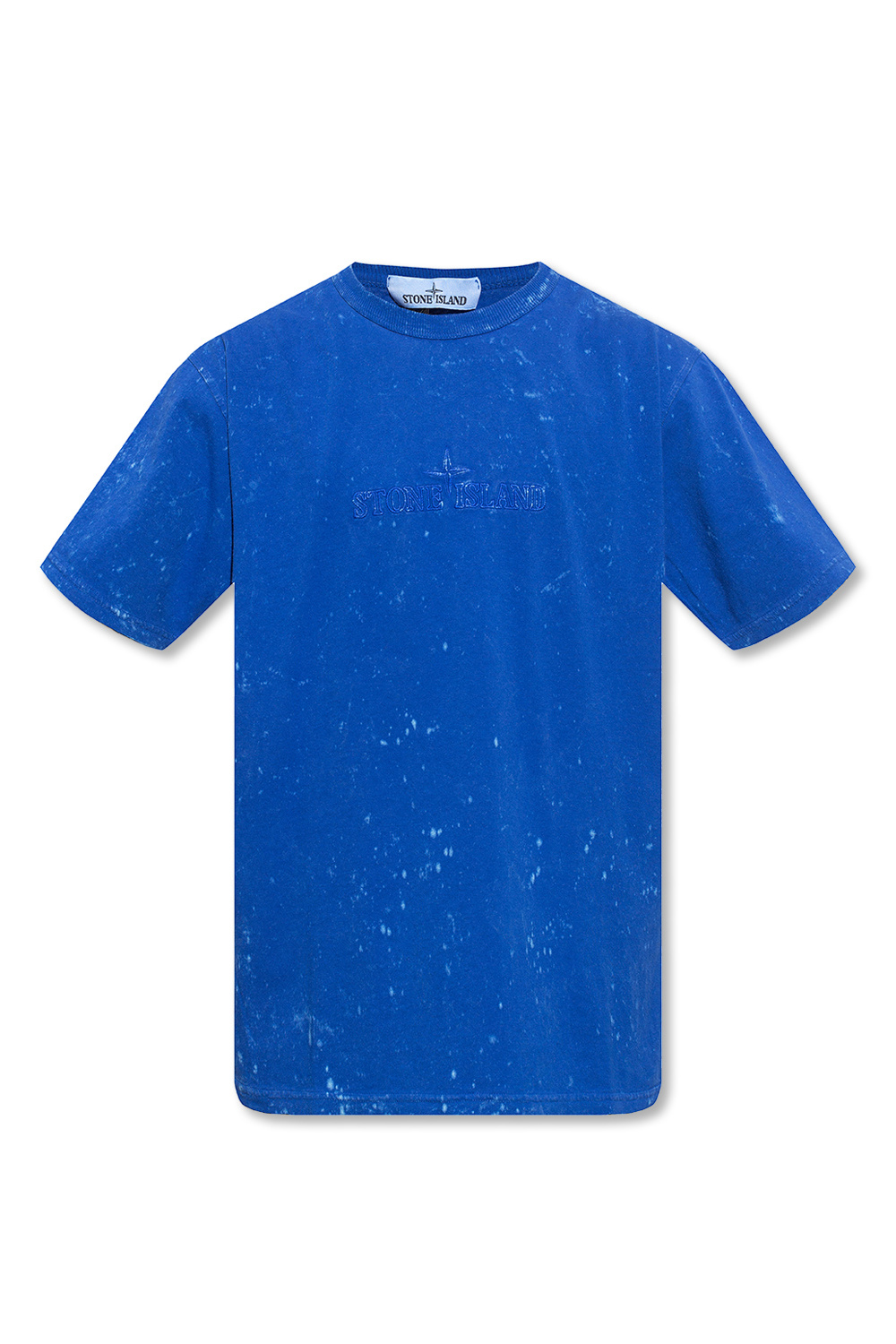 Stone Island T-shirt with bleached effect