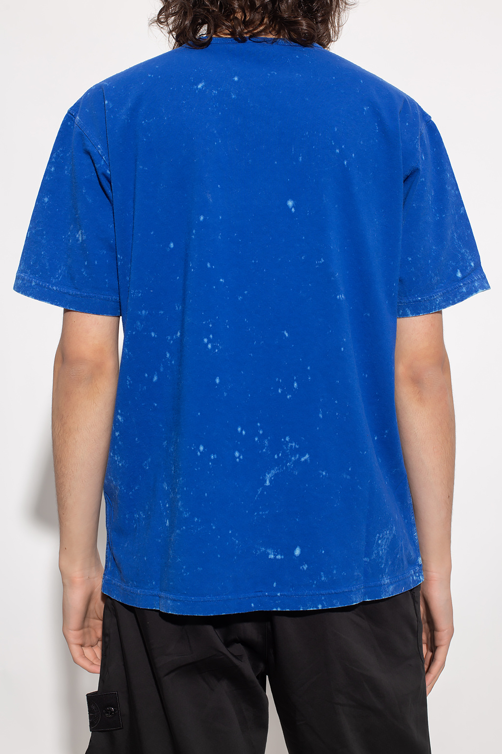 Stone Island T-shirt with bleached effect