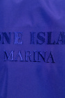Stone Island T-shirt zip-up z logo