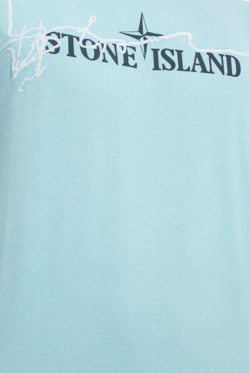 Stone Island reverse logo-print slim T-shirt