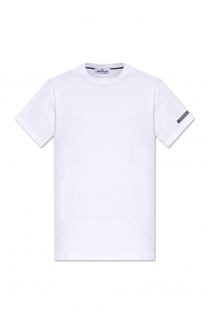 graphic-print contrast-stitching T-Shirt