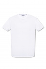 Bershka T-shirt à épaules volumineuses Blanc