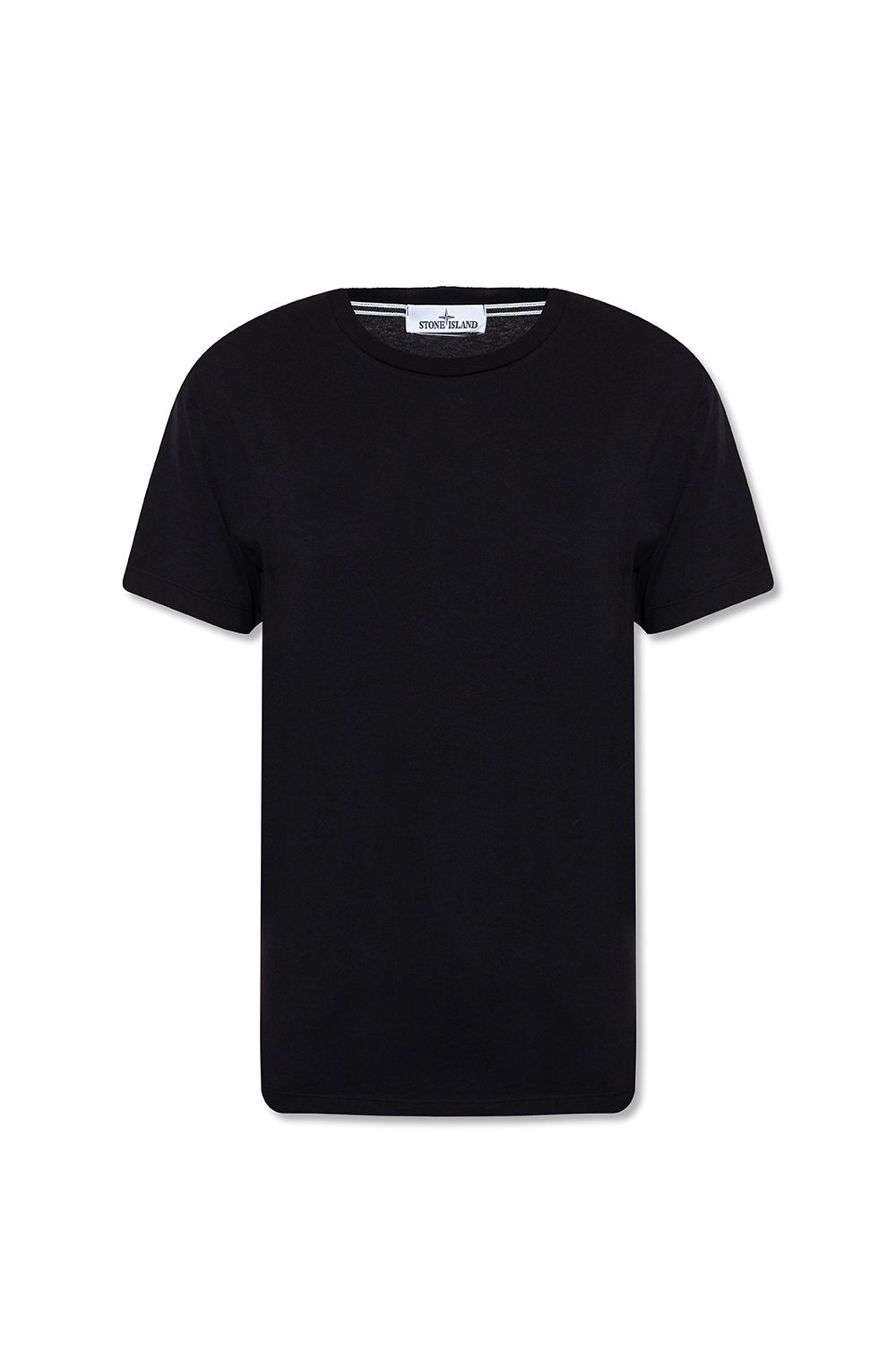 Stone Island Native Youth logo front t-shirt in black