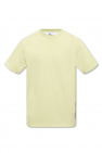 Gelbes Kurzarm-T-Shirt aus weicher Premium-Baumwolle mit