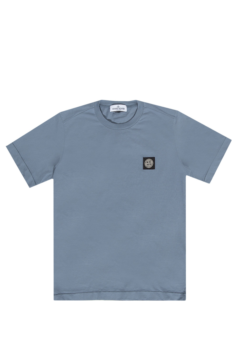 Calvin Klein logo-stripe cotton T-shirt Grün T-shirt with logo