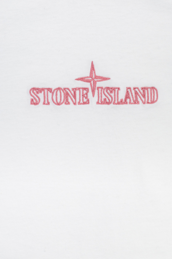 Stone Island Kids long length T-shirt
