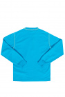 TEEN logo-patch crew neck sweatshirt Khaki Black Long-sleeved T-shirt