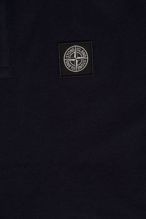 Stone Island Kids River Island Polo Gris