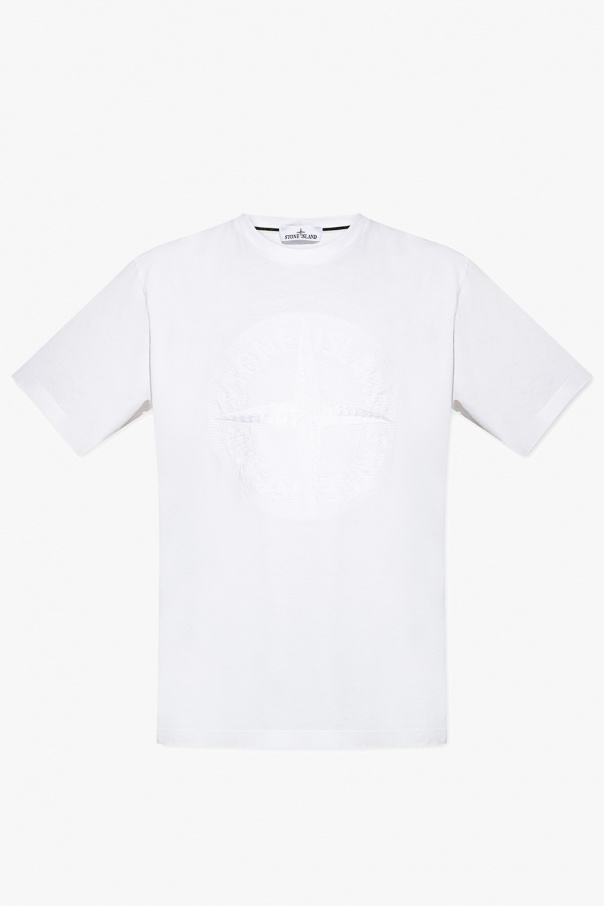 Stone Island T-shirt tiered with logo