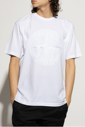 Stone Island T-shirt tiered with logo