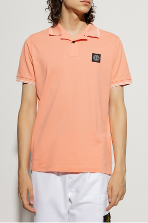 Stone Island polo longues Ralph Lauren embroidery and a buckled leather strap at the back