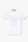 Calvin Klein Jeans Beige t-shirt med lille monogram på brystet