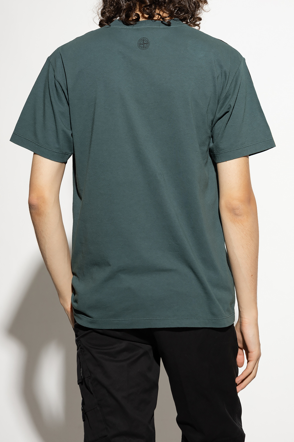 Stone Island T-shirt Green with logo