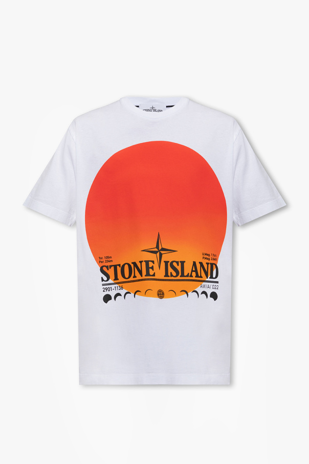 Stone Island T-shirt z nadrukiem