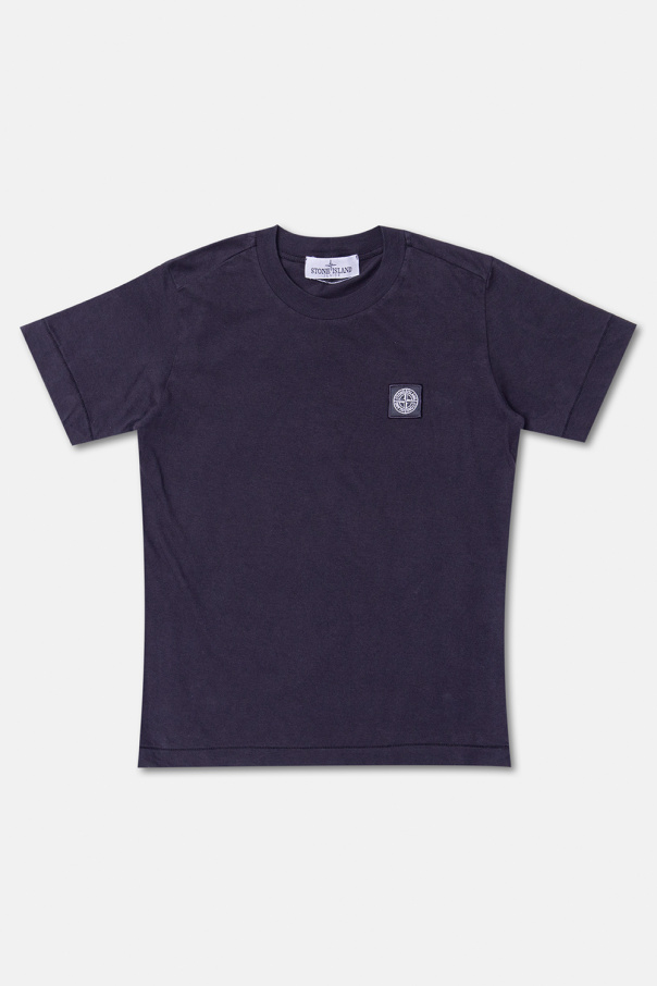 Stone Island Kids Patched T-shirt