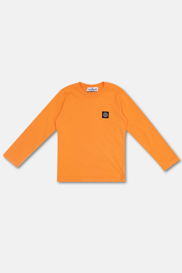 Stone Island Kids Patta-sleeved T-shirt