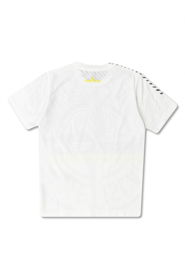 Siola long-sleeved ruffled-collar shirt Logo T-shirt