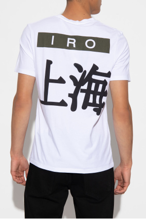 Iro ‘Taiko’ T-shirt with logo