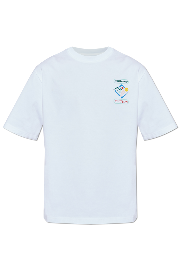 T-shirt with logo od Casablanca