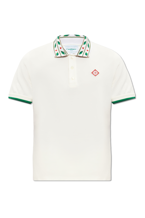 Patched polo shirt od Casablanca