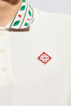 Casablanca Camiseta corta polo Ralph Lauren Listrada Verd