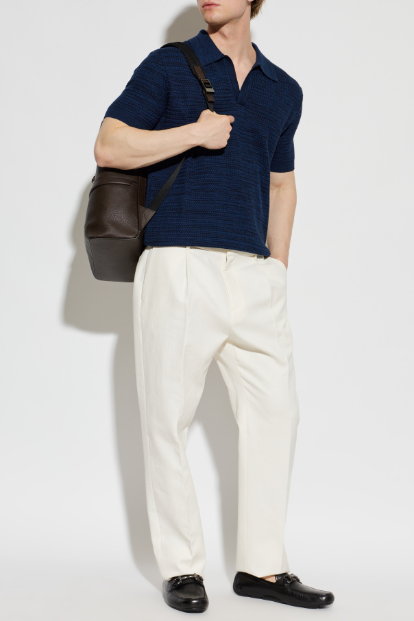 Etro Polo with decorative weave