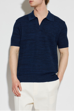 Etro Polo with decorative weave