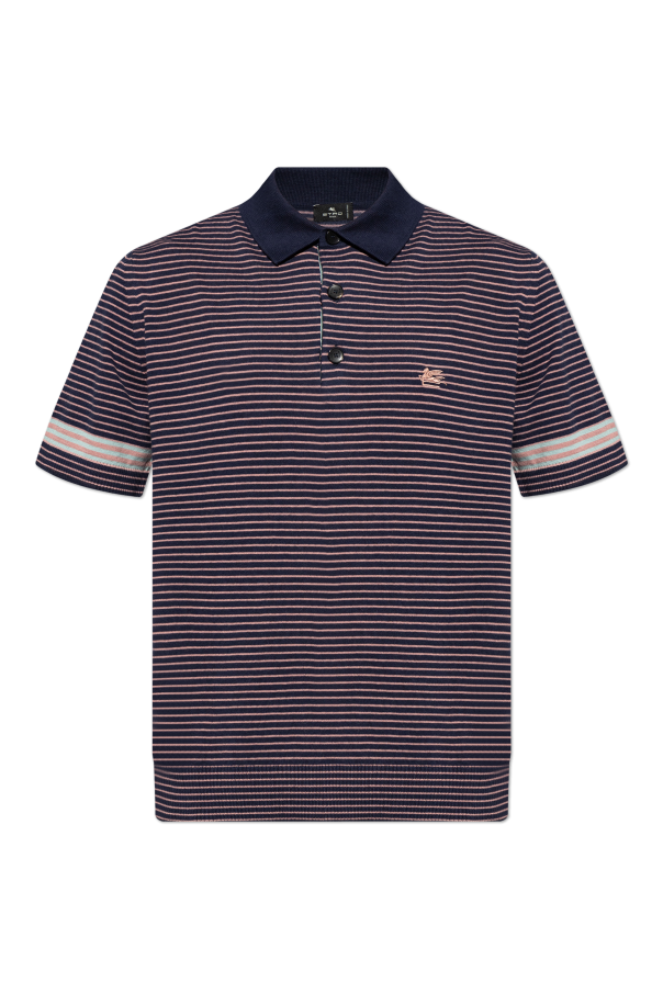 Etro Striped pattern polo