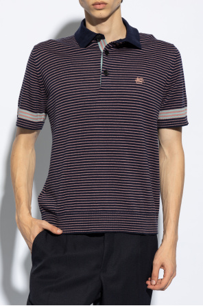 Etro Striped pattern polo