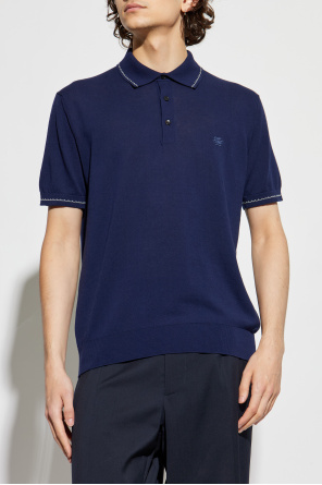 Etro Bawełniane polo z wyszytym logo