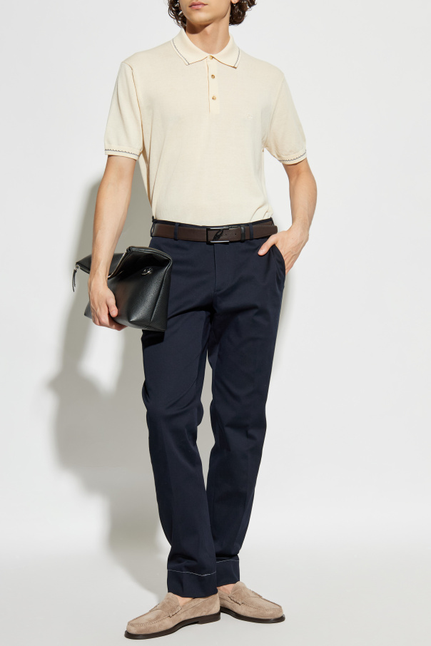 Etro Polo con logo bordado