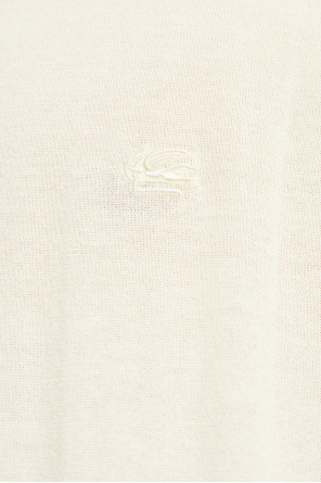 Etro Polo con logo bordado