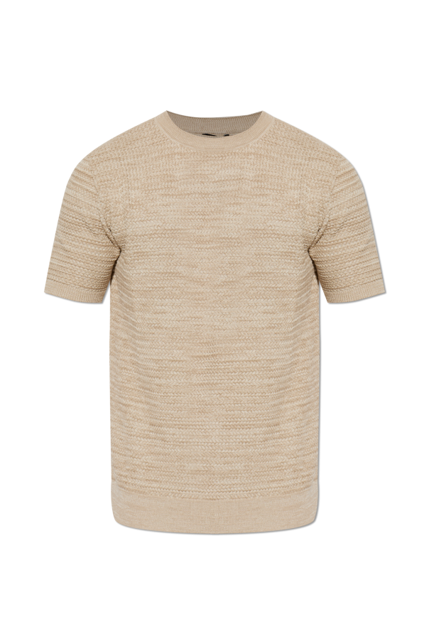 T-shirt with a decorative knit od Etro