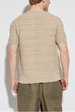Etro T-shirt with a decorative knit