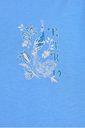 Etro T-shirt z kolorowym nadrukiem