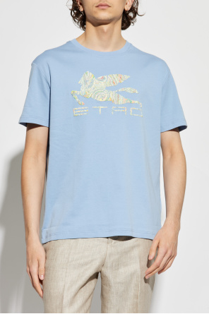 Etro T-shirt with a colorful logo print