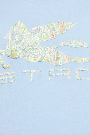 Etro T-shirt with a colorful logo print