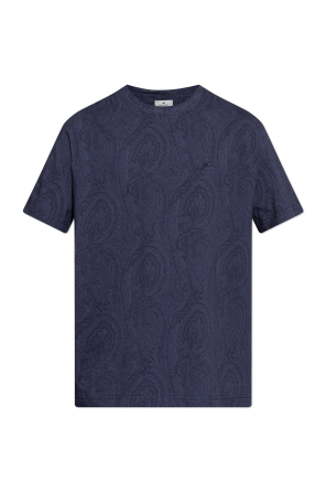 T-shirt z okrągłym dekoltem od Etro