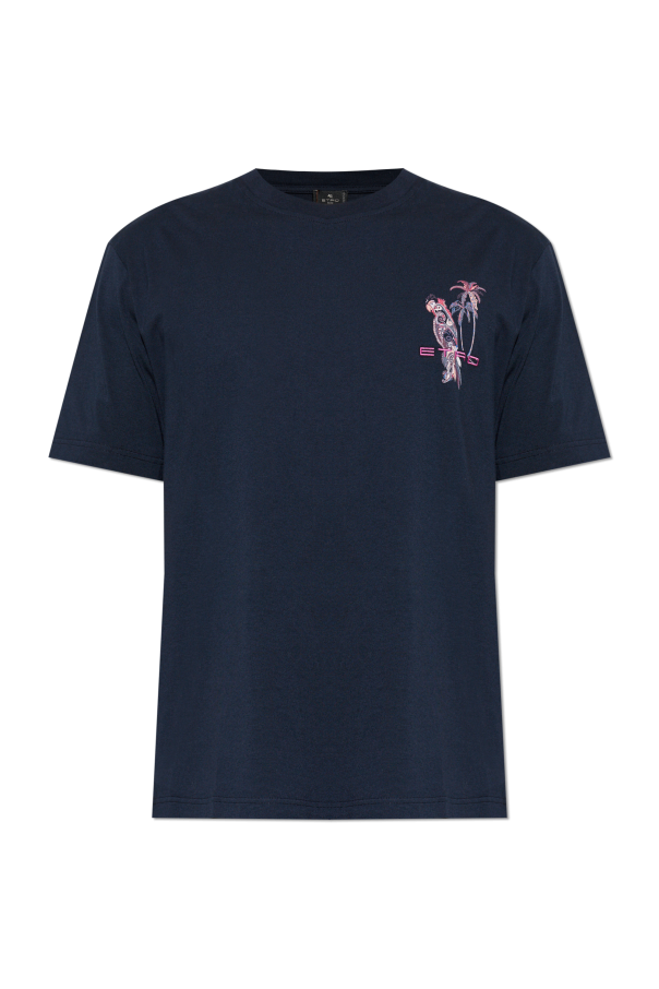 T-shirt with logo od Etro