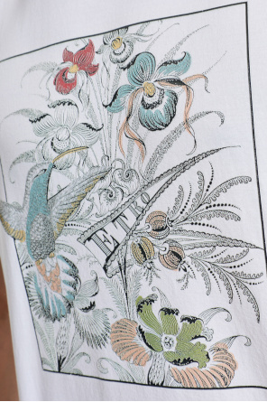 Etro T-Shirt mit Aufdruck