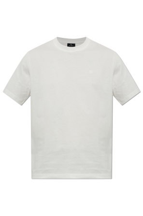 T-shirt with embroidered logo