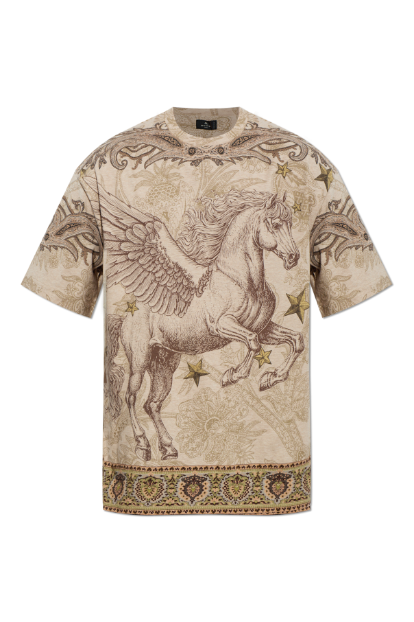 Patterned t-shirt od Etro