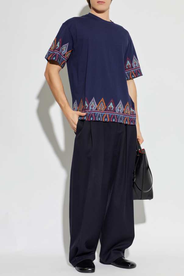 Etro T-Shirt mit Muster
