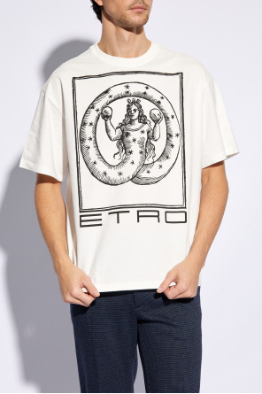 Etro T-shirt z nadrukiem