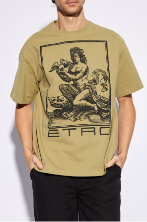 Etro T-shirt z nadrukiem