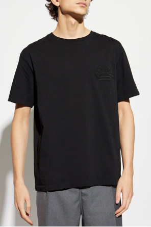 Etro Camiseta con logo bordado