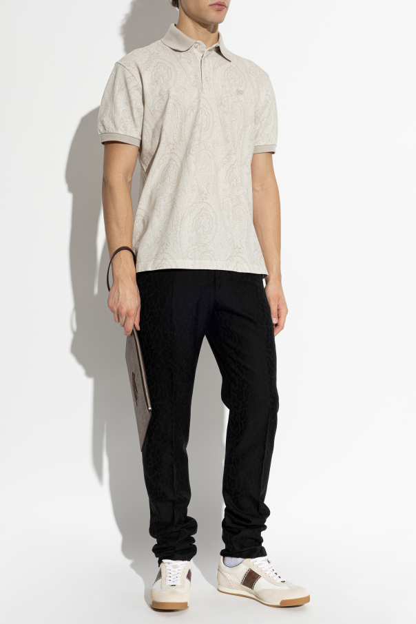 Etro Polo with logo patch