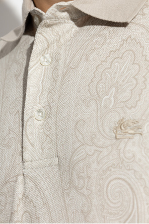Etro Polo with logo patch